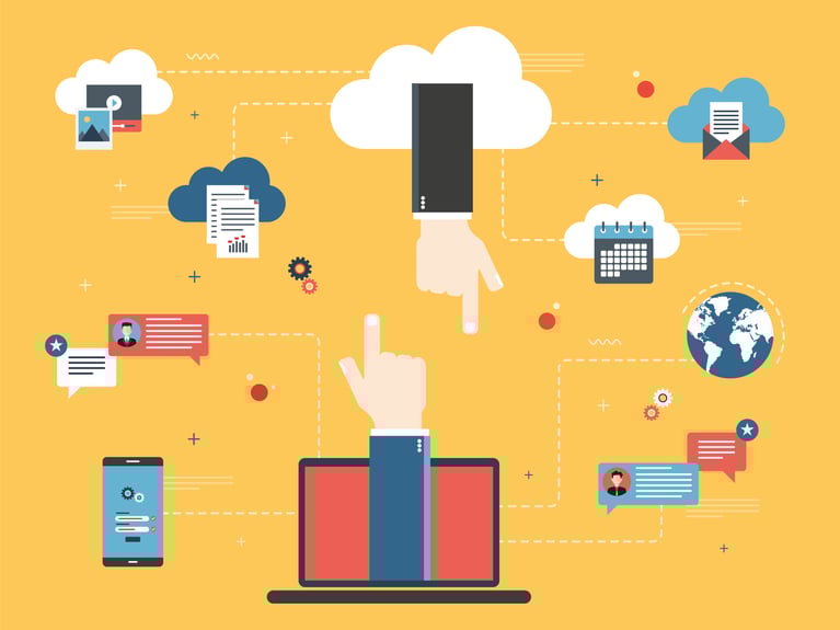 cloud solutions graphic